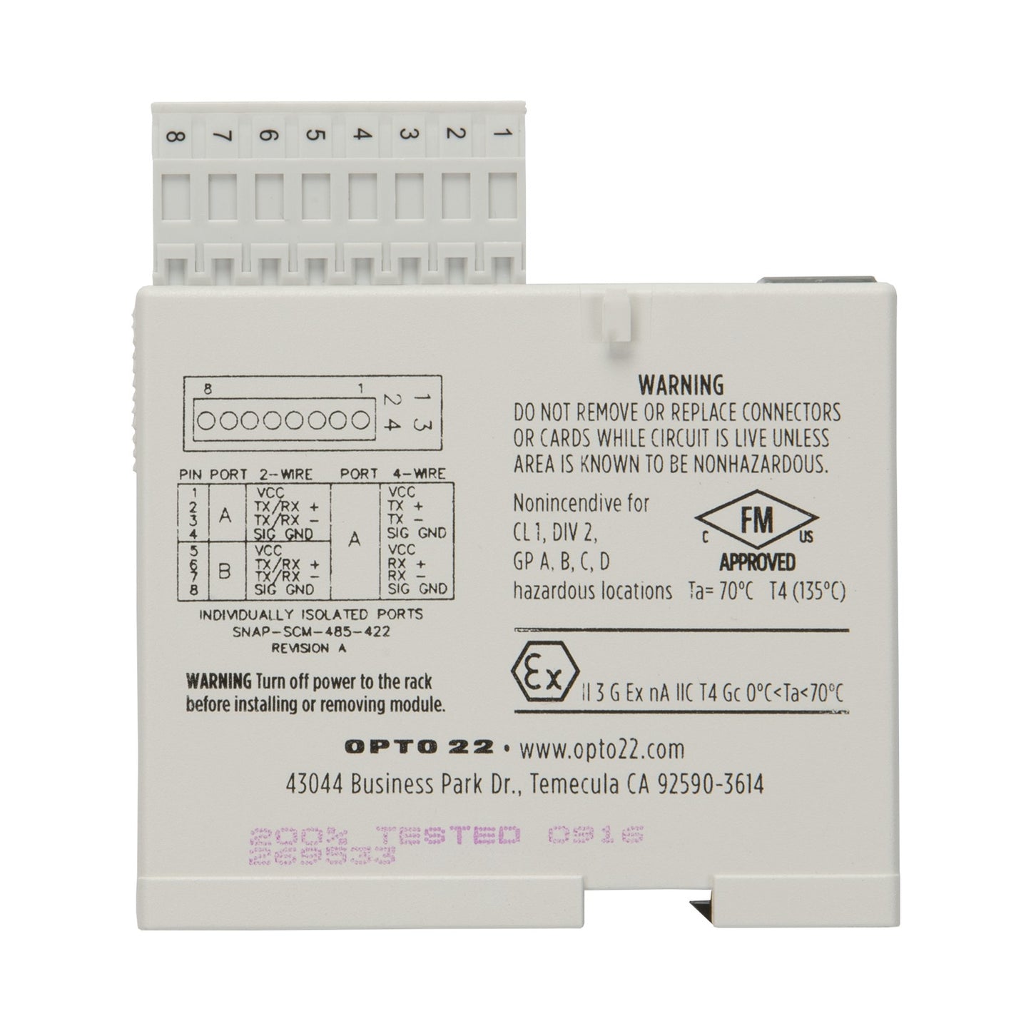 SNAP-SCM-485-422